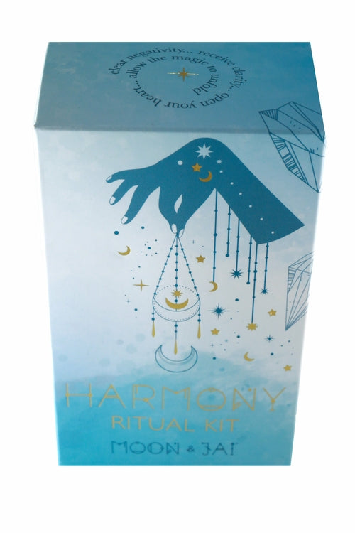 Harmony Ritual Kit with Selenite, and Tumbled Blue Quartz