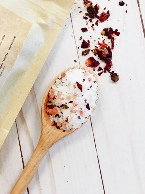 Salt Squad: Organic Rose Salt, Epsom Salt, Pink Himalayan Sea Salt