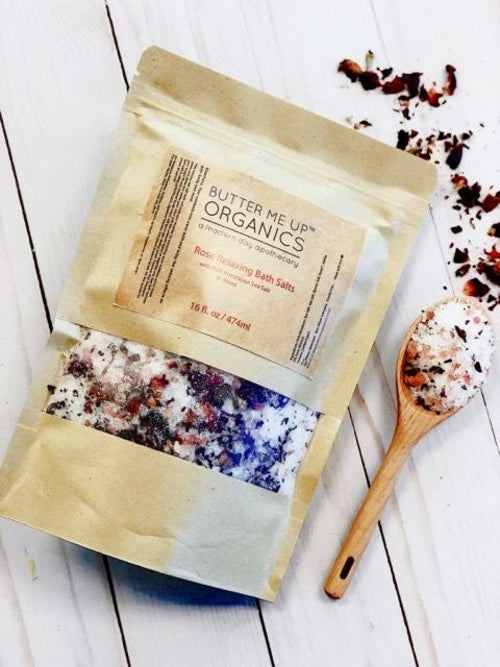 Salt Squad: Organic Rose Salt, Epsom Salt, Pink Himalayan Sea Salt